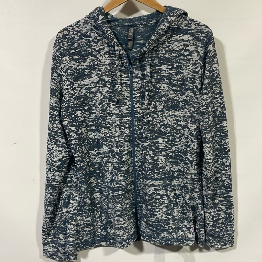 Mountain hardwear athletic full zip hoodie sweatshirt